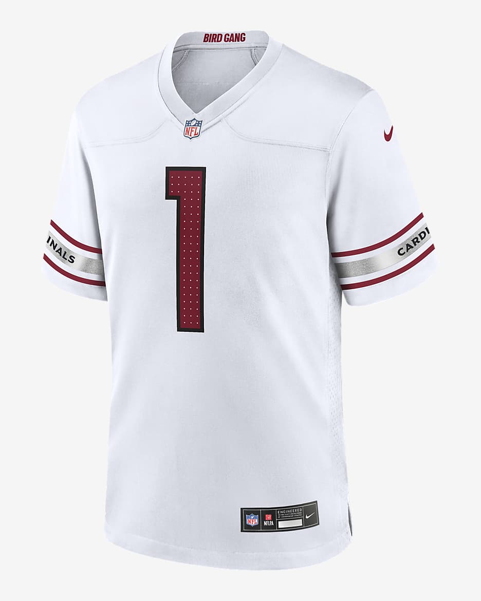 Men s Nike Deandre Hopkins White Arizona Cardinals Game Player Jersey